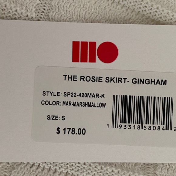 Solid & Striped The Rosie Mini Skirt And Crop Top In Gingham S… - Picture 4 of 7